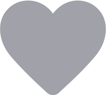 Grey heart